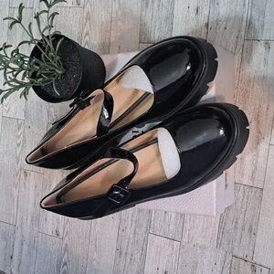 Patent Leather Platform Mary Jane's